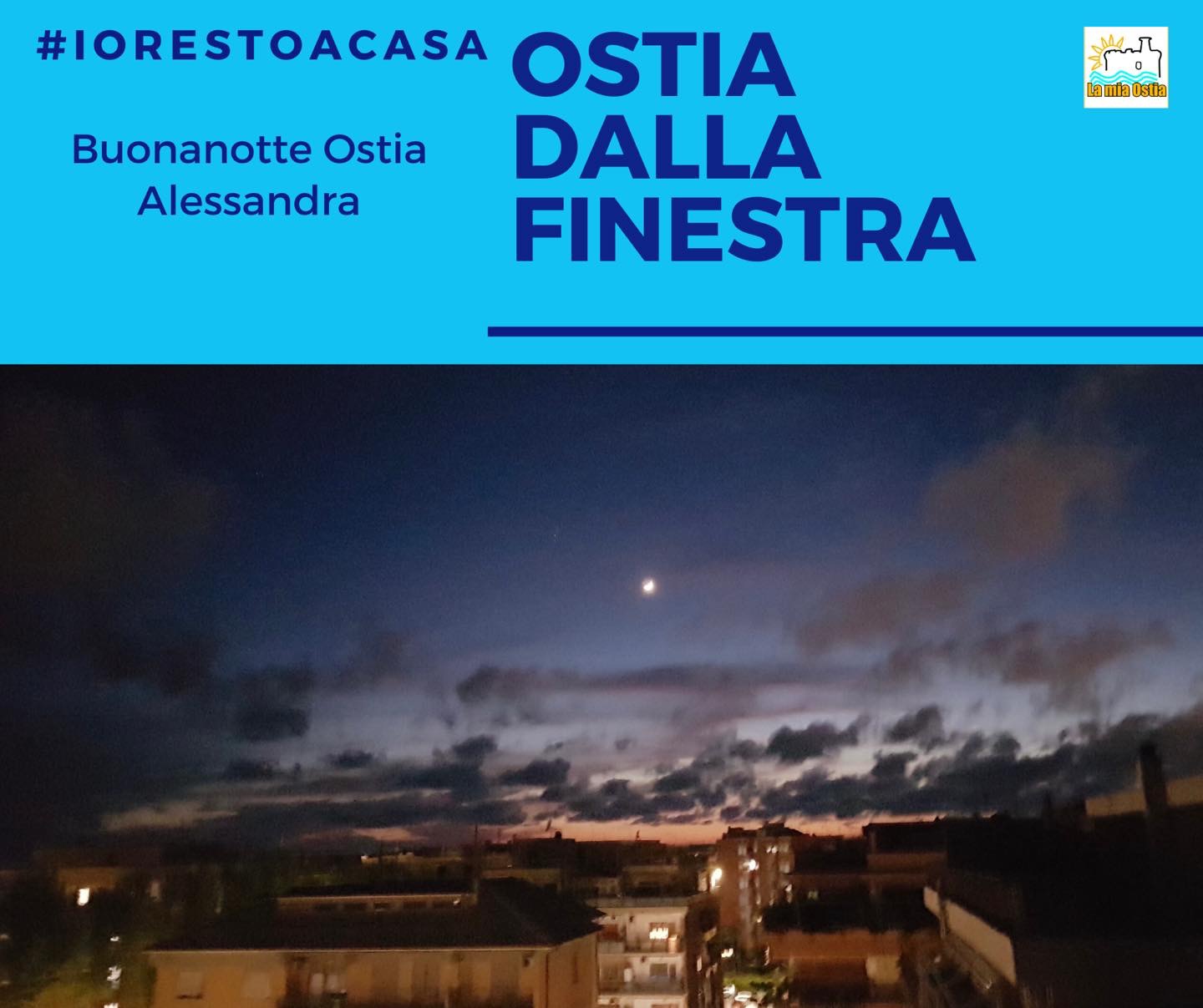 Ostia dalla finestra: mese di aprile